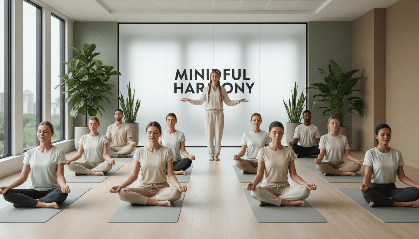 Corporate wellness session supporting collective clarity and nervous system regulation